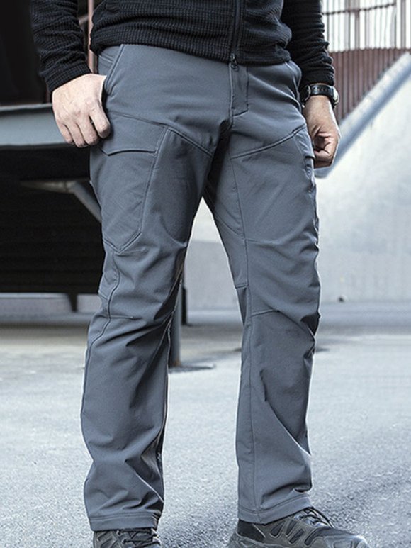 Men’s Softshell Thicken Straight Cargo Pants - Tactical IX™